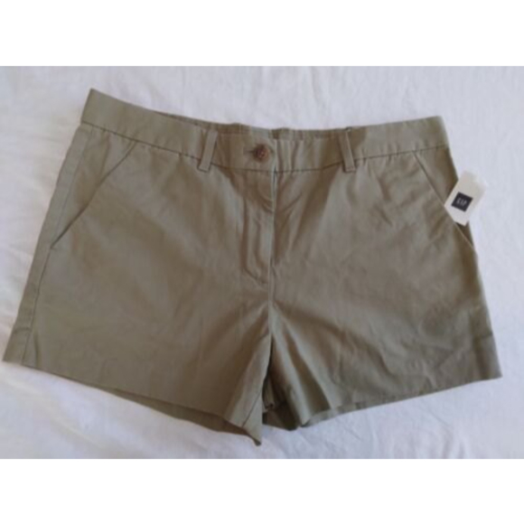 KHAKIS by GAP Summer Short Khaki Tan Womens Size 6 Regular New - Picture 1 of 7